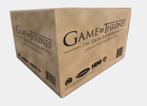 Game of Thrones The Iron Anniversary Series 2 Trading Cards Factory Sealed Case of 10 Boxes (2021 Rittenhouse Archives)