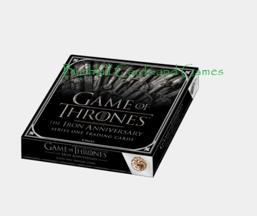 Game of Thrones The Iron Anniversary Series 1 Trading Cards Factory Sealed Box (2021 Rittenhouse Archives)