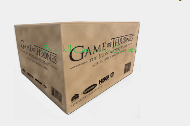 Game of Thrones The Iron Anniversary Series 1 Trading Cards Factory Sealed Case of 10 Boxes (2021 Rittenhouse Archives)