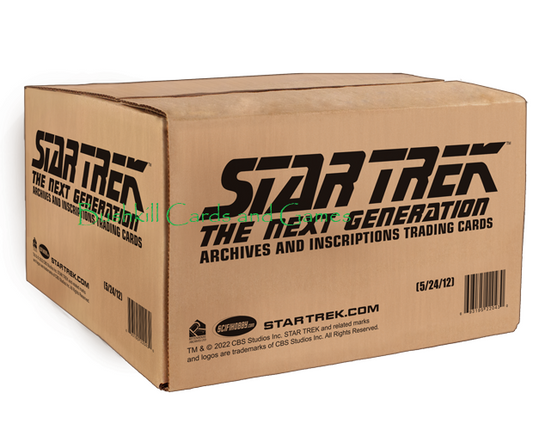 Star Trek The Next Generation Archives & Inscriptions Factory Sealed Case of 12 Boxes (2022 Rittenhouse Archives)