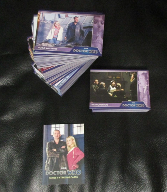 Doctor Who Seasons 1-4 Trading Cards Complete Base Set (2023 Rittenhouse Archives)