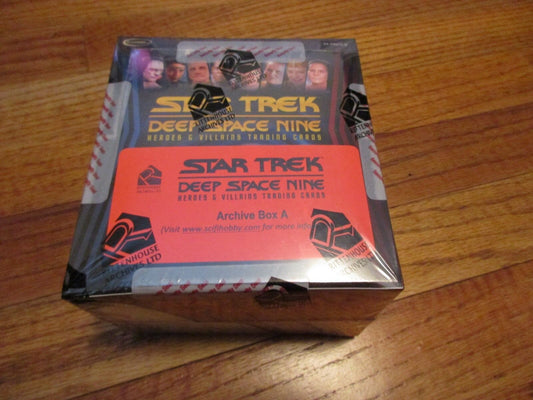 Star Trek DS9 Heroes & Villains Factory Sealed Archive Box (2018 Rittenhouse Archives)