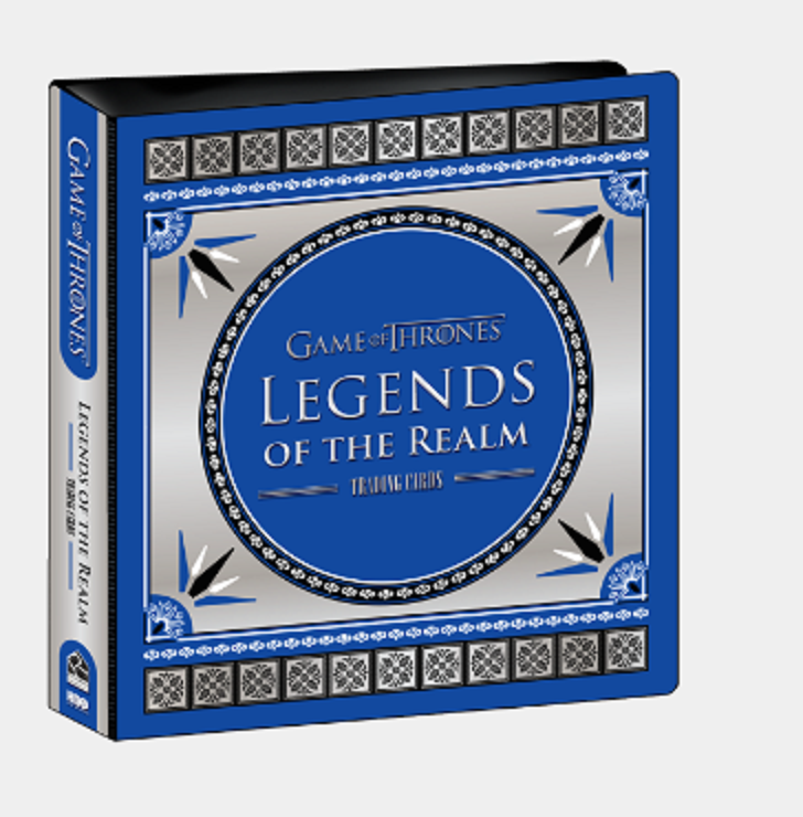 Game of Thrones Legends of the Realm Official Binder (2024 Rittenhouse Archives) (PRE-SALE NOVEMBER 13, 2024)