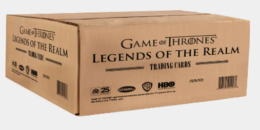 Game of Thrones Legends of the Realm Factory Sealed Case of 12 Boxes (2024 Rittenhouse Archives) (PRE-SALE NOVEMBER 13, 2024)