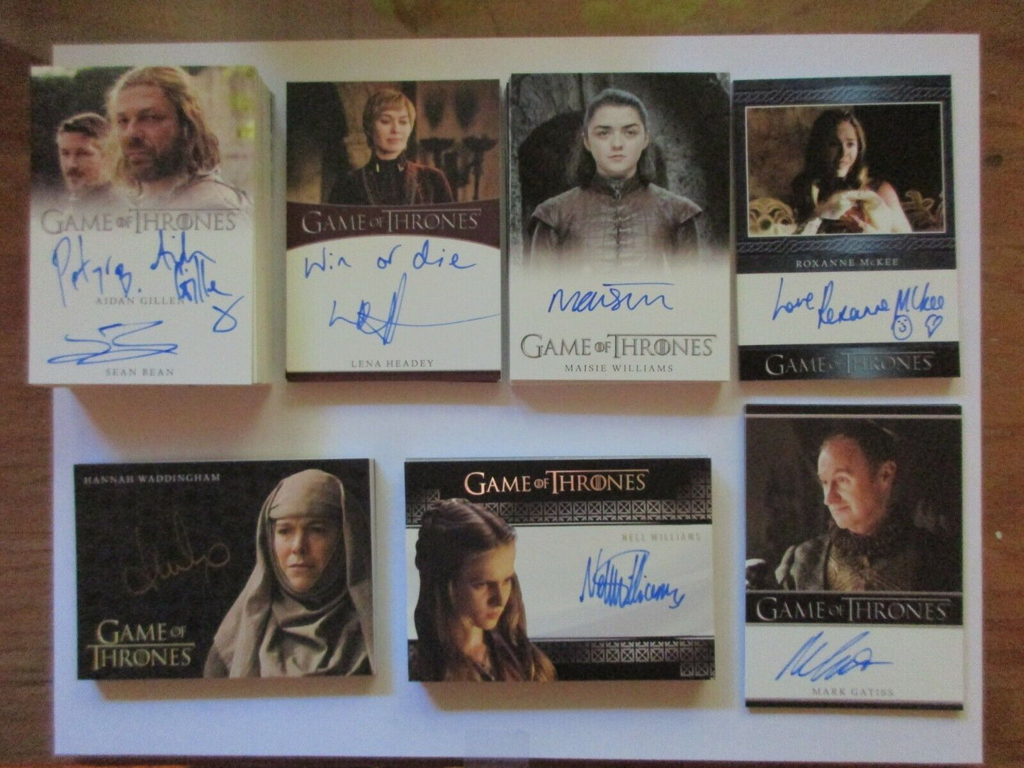 Game of Thrones The Complete Series Master Set with Parallels (No AB Exclusives) (2020 Rittenhouse Archives)