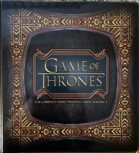 Game of Thrones The Complete Volume 2 Trading Cards Official Album/Binder (2022 Rittenhouse Archives)