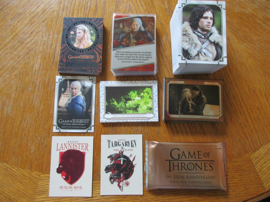 Game of Thrones The Iron Anniversary Series 2 Mini-Master Set (No Binder) (2021 Rittenhouse Archives)