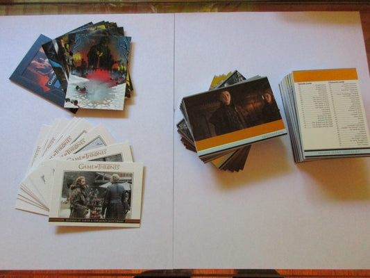 Game of Thrones Season 7 Master Set with Parallel Cards & Binder (No AB Exclusives) (2018 Rittenhouse Archives)
