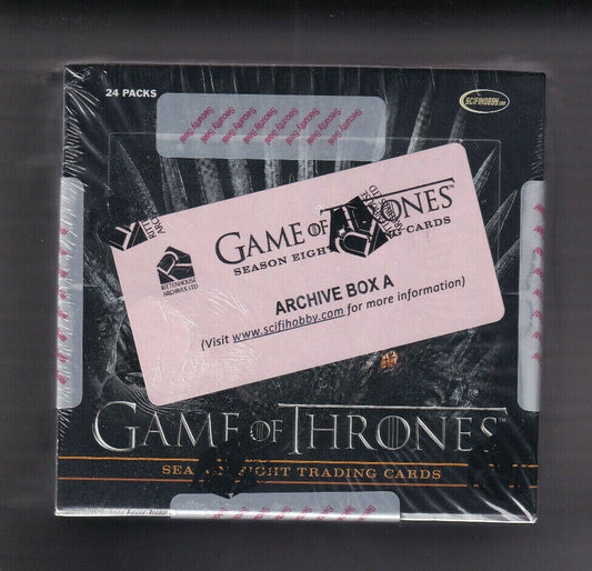Game of Thrones Season 8 Factory Sealed ARCHIVE BOX (2020 Rittenhouse Archives)