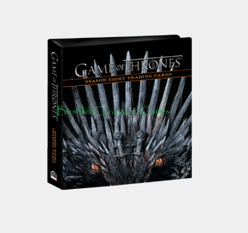 Game of Thrones Season 8 Trading Cards Official Album/Binder (2020 Rittenhouse Archives)