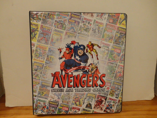 Marvel The Avengers Silver Age Trading Cards Factory Official Album/Binder (2015 Rittenhouse Archives)