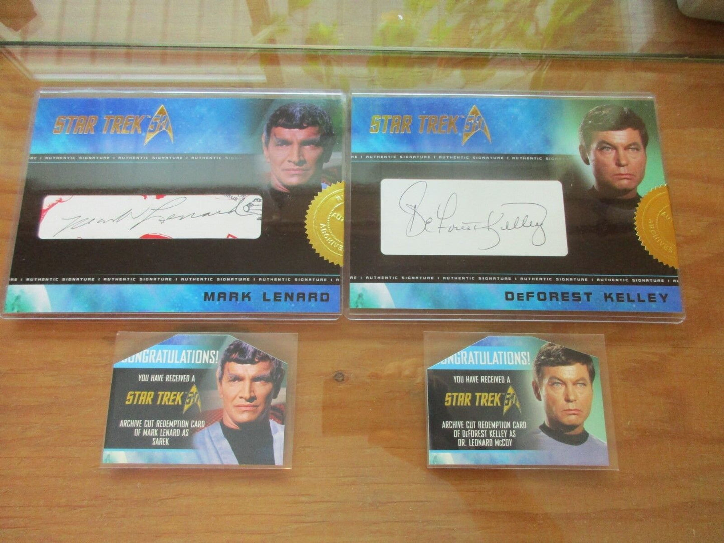 Star Trek 50th Anniversary Complete Master Set with Binder & Cut Signatures (2017 Rittenhouse Archives)