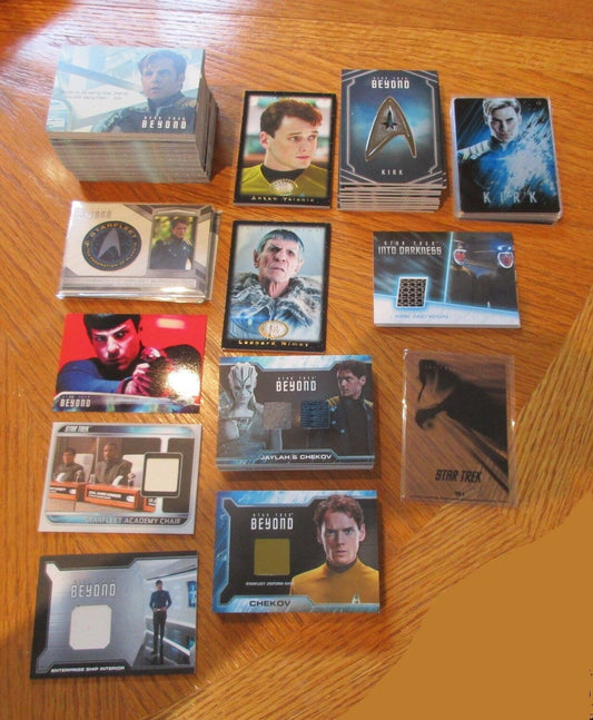 Star Trek Beyond Movie Near Master Set w/ Binder (No Metal Parallel Base Set or AB Exclusives) (2017 Rittenhouse Archives)