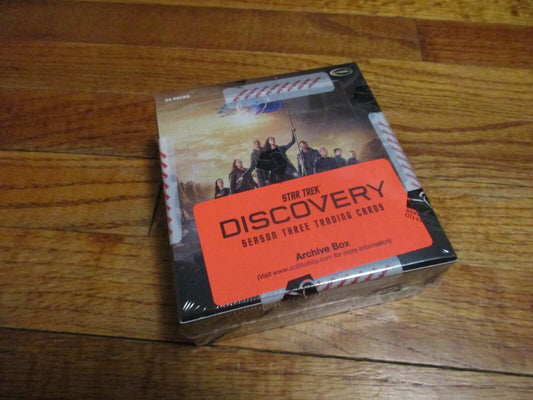 Star Trek Discovery Season 3 Trading Cards Factory Sealed ARCHIVE BOX (2022 Rittenhouse Archives)