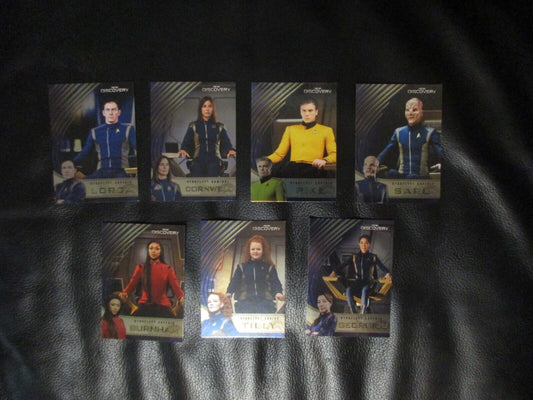 Star Trek Discovery Season 4 Complete Captain's Chair Insert Set (2023 Rittenhouse Archives)