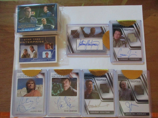 Star Trek Enterprise Archives Series 2 (Heroes & Villains) Complete Master Set with All Autographs (No Binder) (2019 Rittenhouse Archives)