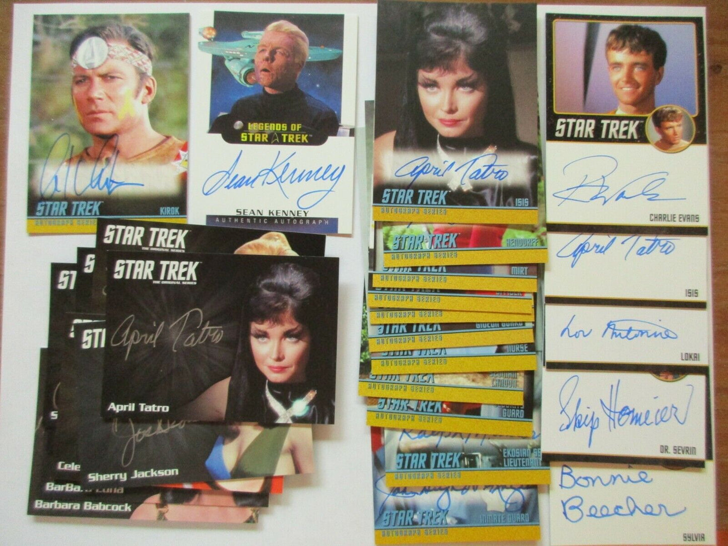 Star Trek The Original Series Archives & Inscriptions Master Set with Archive Box Exclusives (No Binder) (No Cut Signatures) (2020 Rittenhouse Archives)