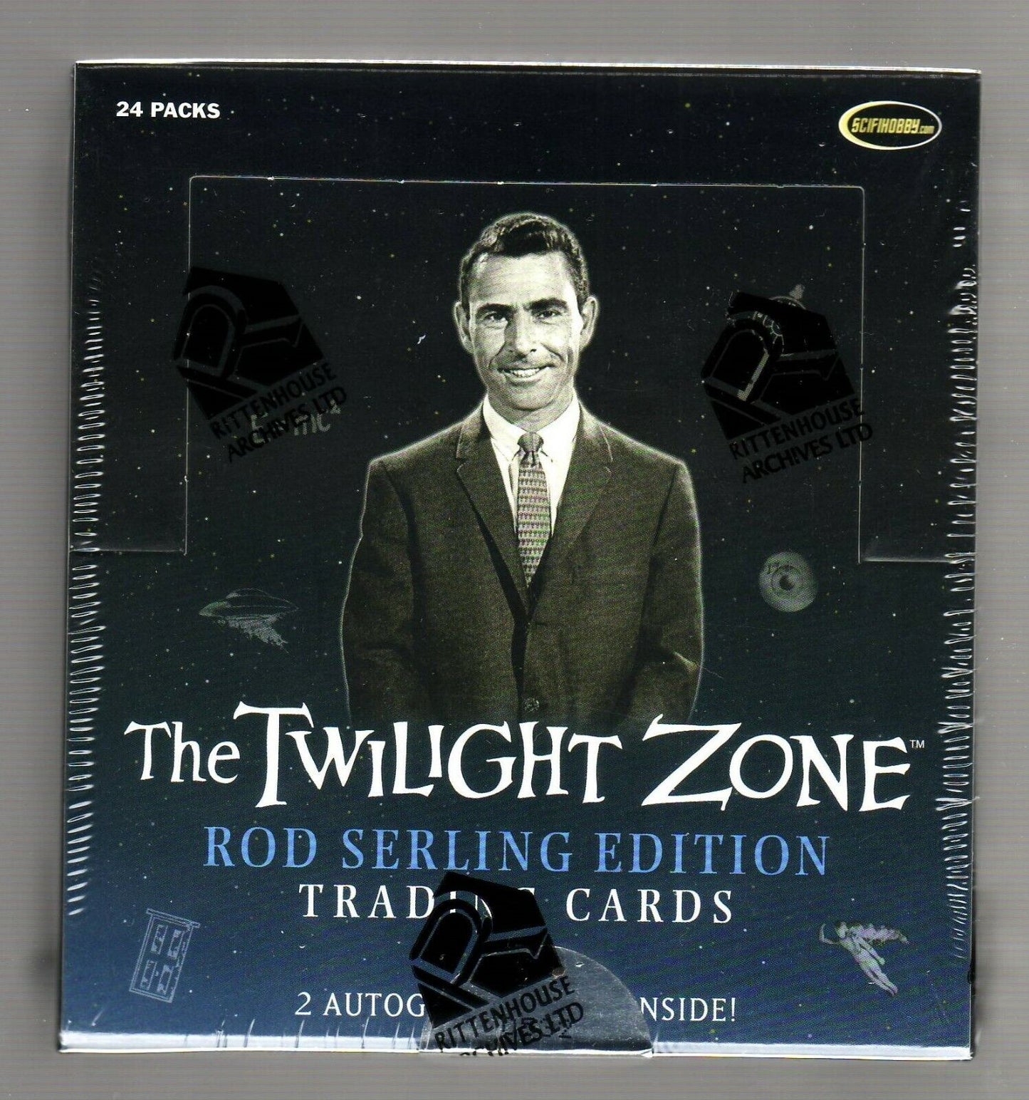 The Twilight Zone Rod Serling Edition Trading Cards Factory Sealed Box w/ 2 Autographs (2019 Rittenhouse Archives)