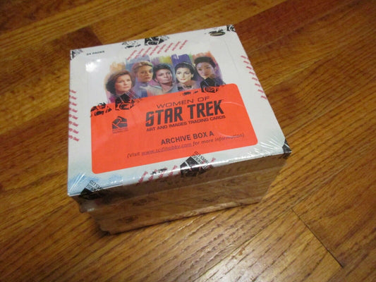 Women of Star Trek Art & Images Master Set with Archive Box Exclusives (No Parallels or Sketch Cards) (2021 Rittenhouse Archives)